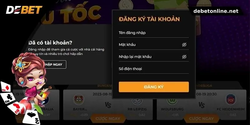 Ưu điểm vượt trội khi chơi tại DEBET